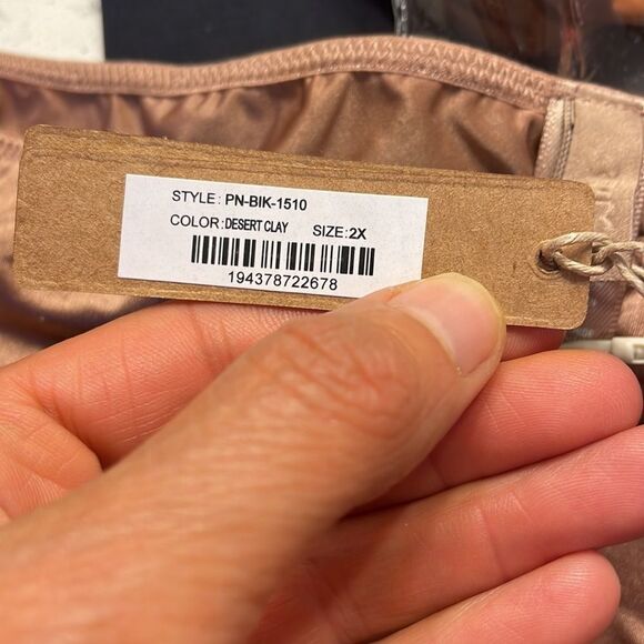 NWT Skims Nude Bikini top and Desert clay bikini bottoms - Picture 9 of 16